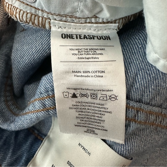 One Teaspoon Trucker Jeans Size 27 - Picture 10 of 11